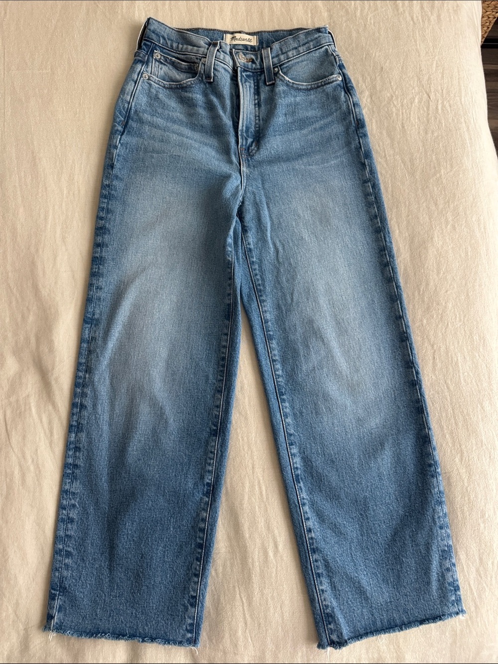 Madewell Perfect Vintage Wide Leg Crop Jean